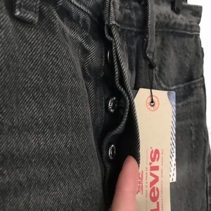 Levi’s wedgie fit button fly selvage denim